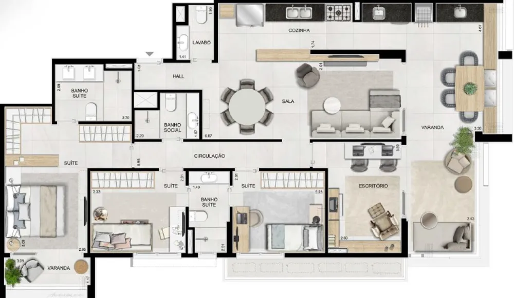 Apartamento, 4 quartos, 139 m² - Foto 30