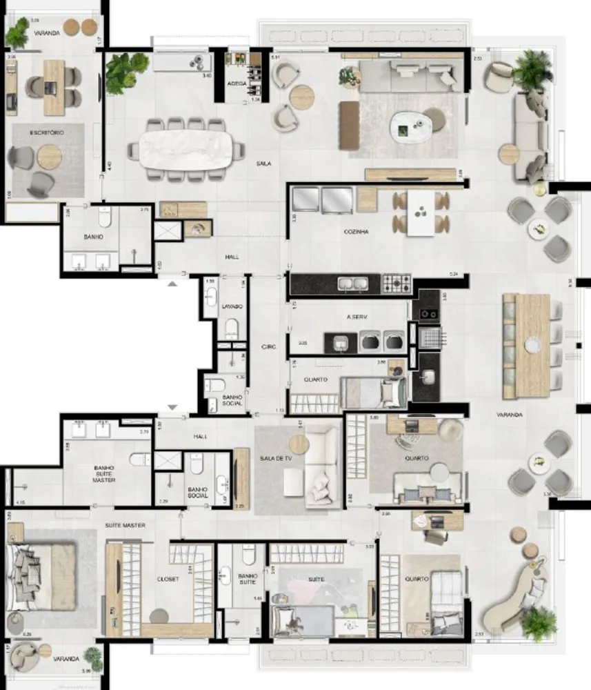 Apartamento, 4 quartos, 139 m² - Foto 31