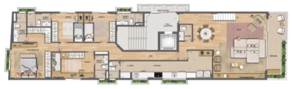 Apartamento, 4 quartos, 274 m² - Foto 20