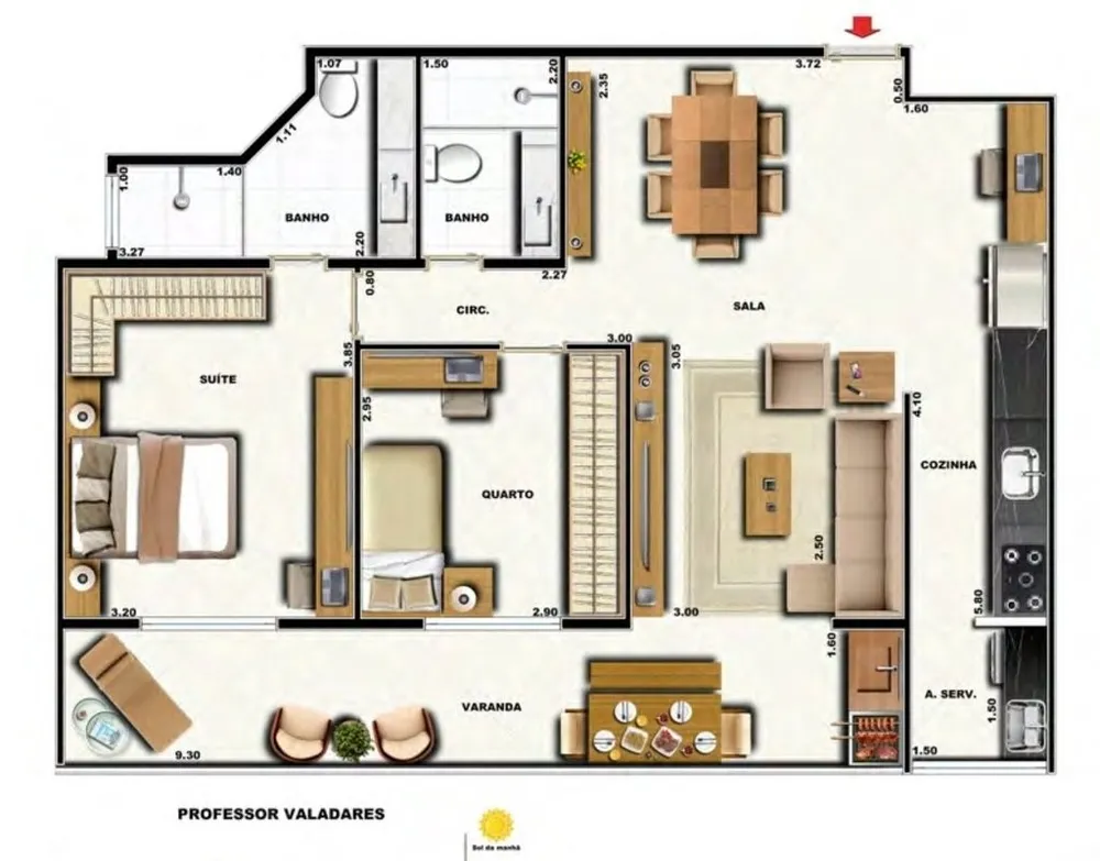 Apartamento, 2 quartos, 107 m² - Foto 33