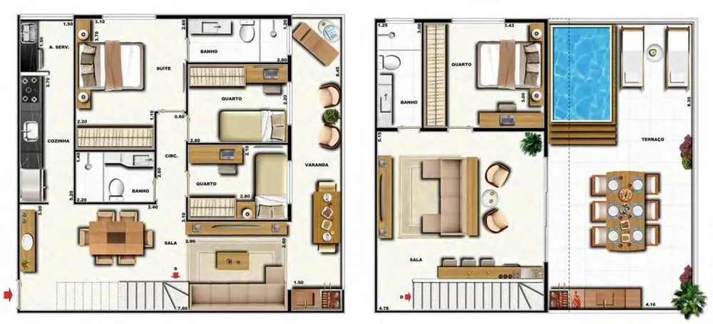 Apartamento, 2 quartos, 107 m² - Foto 46
