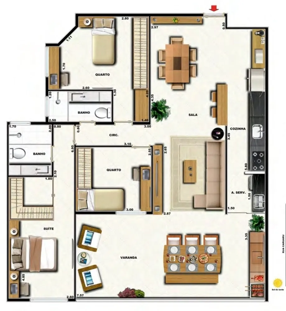 Cobertura, 3 quartos, 221 m² - Foto 39