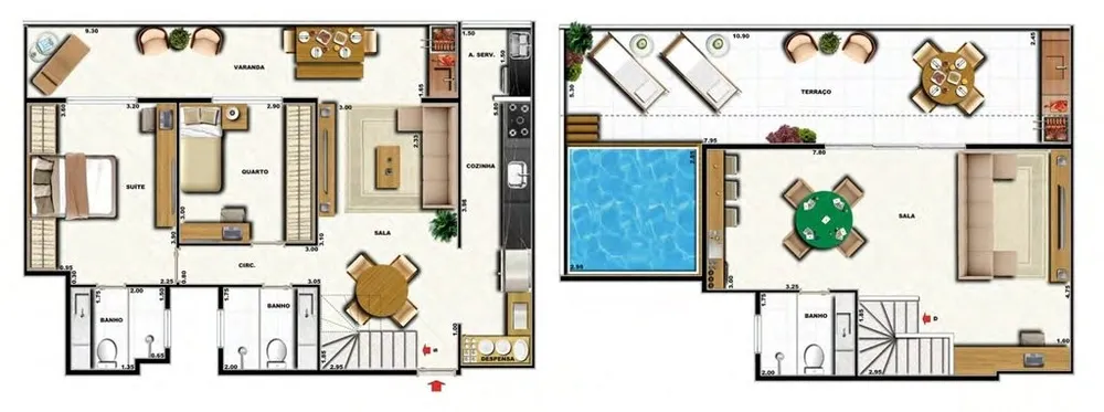 Cobertura, 3 quartos, 221 m² - Foto 48
