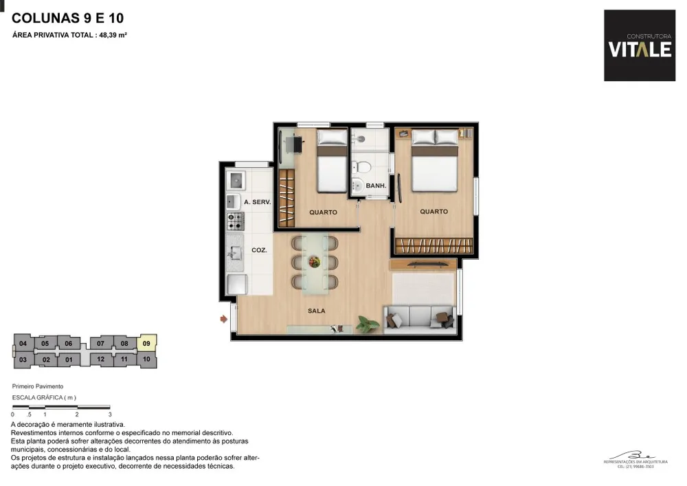 Apartamento, 2 quartos, 44 m² - Foto 13