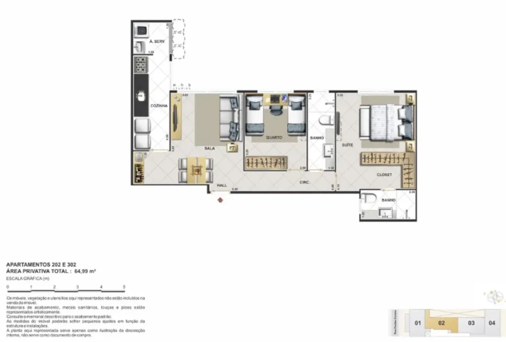 Apartamento, 2 quartos, 92 m² - Foto 11