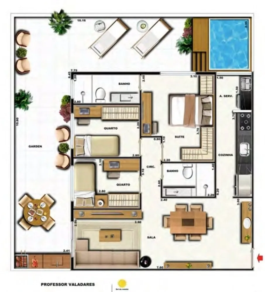 Cobertura, 3 quartos, 133 m² - Foto 40