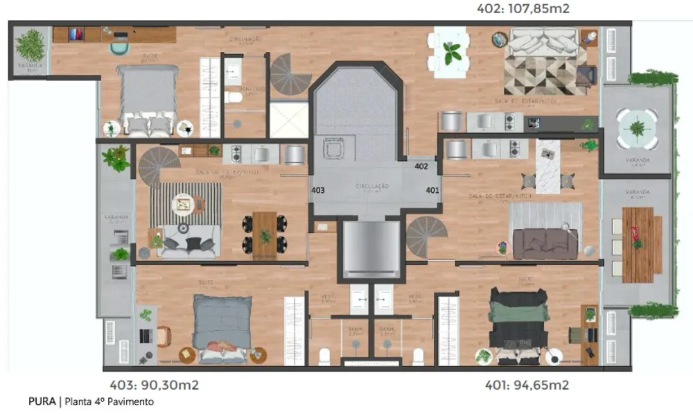 Apartamento, 1 quarto, 54 m² - Foto 10