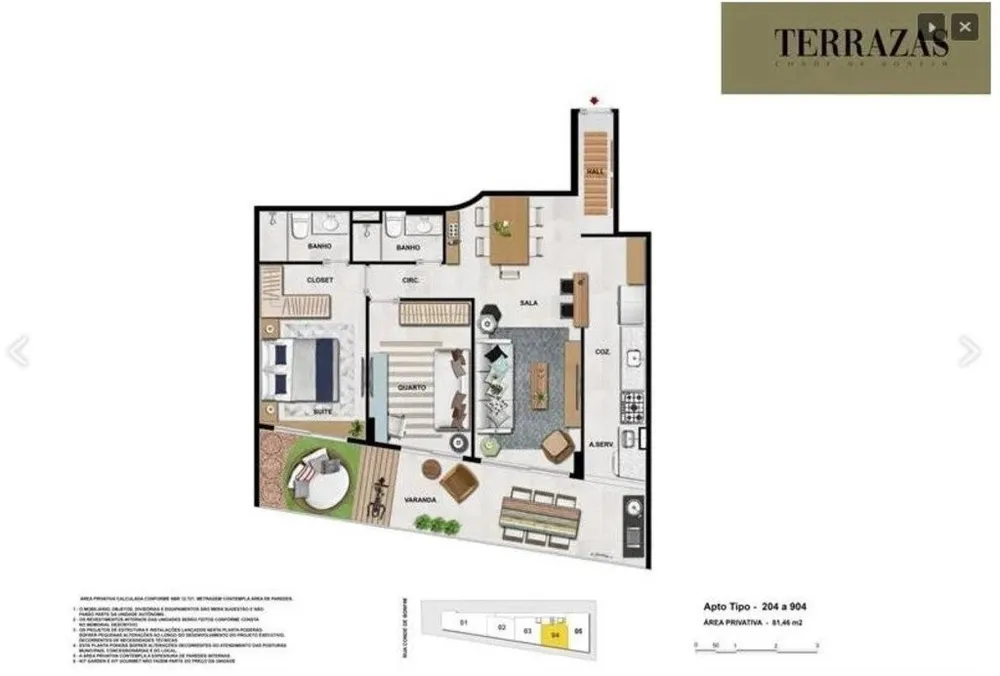 Cobertura, 2 quartos, 75 m² - Foto 19