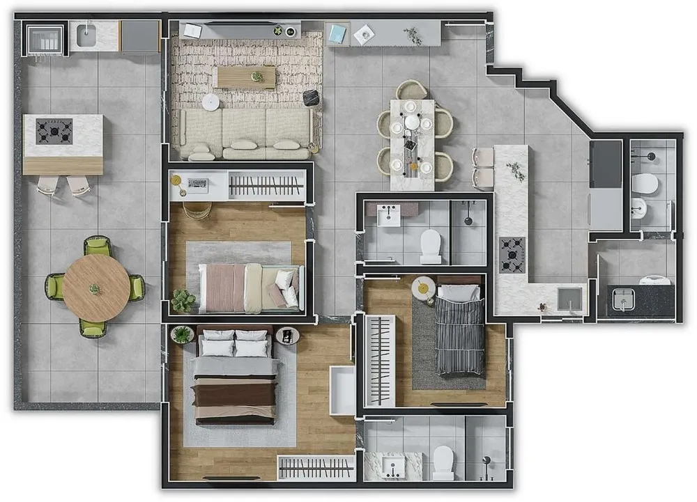Apartamento, 3 quartos, 90 m² - Foto 18