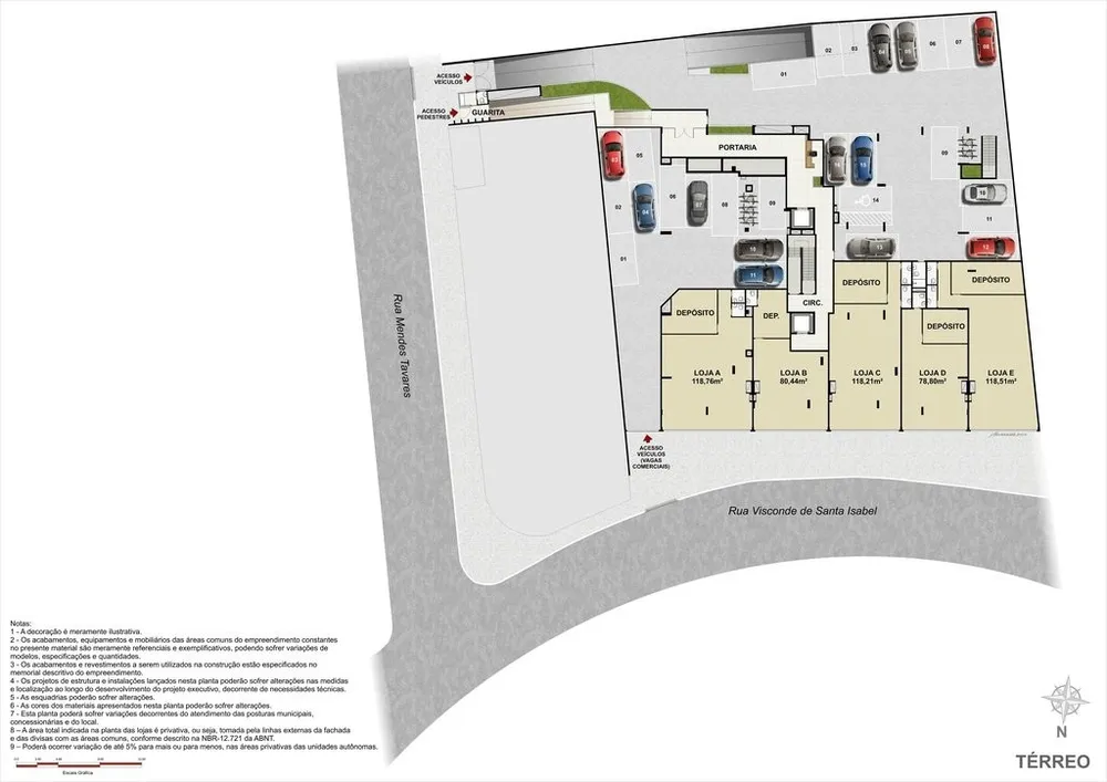 Loja-Salão, 80 m² - Foto 2
