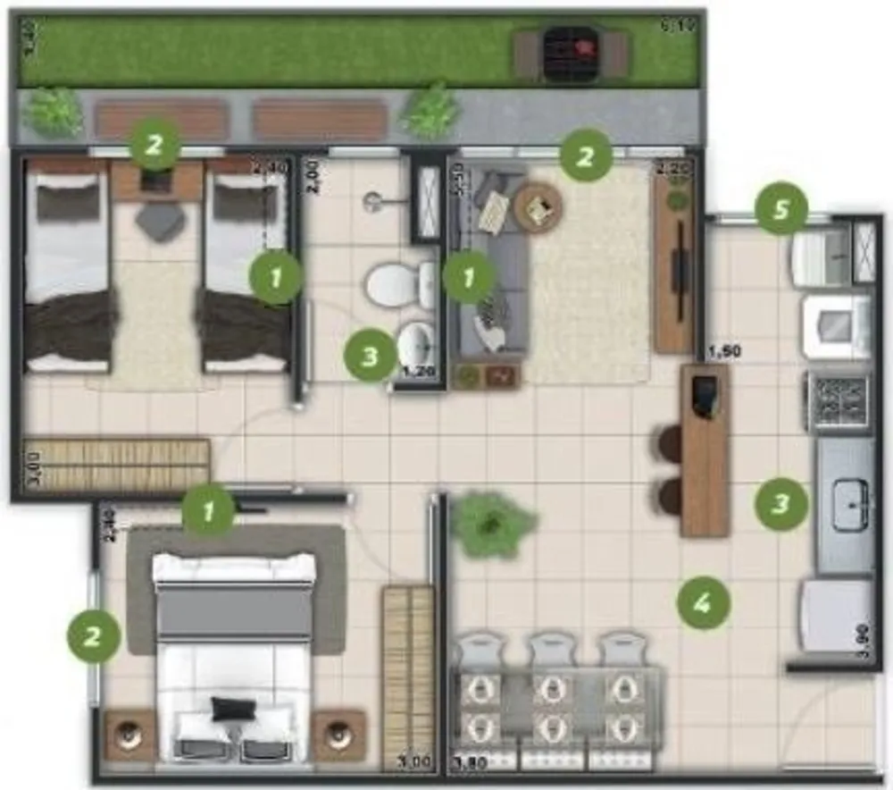 Apartamento, 2 quartos, 41 m² - Foto 13