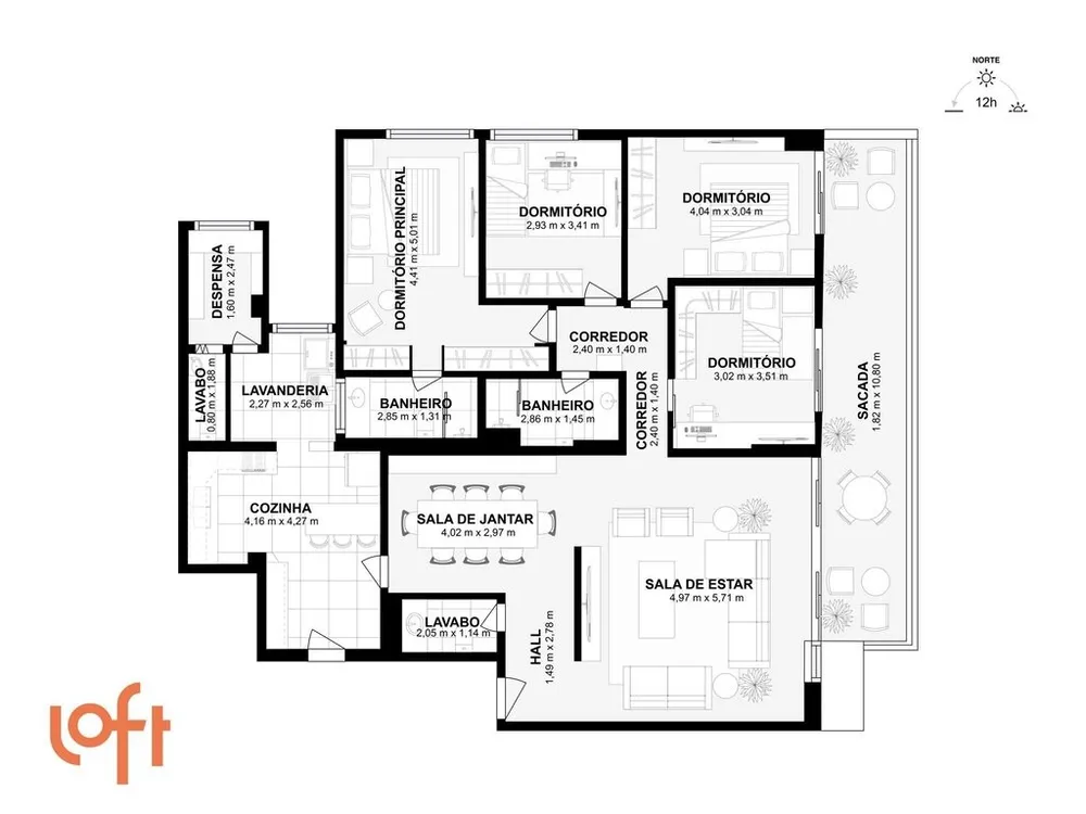 Apartamento, 4 quartos, 153 m² - Foto 44