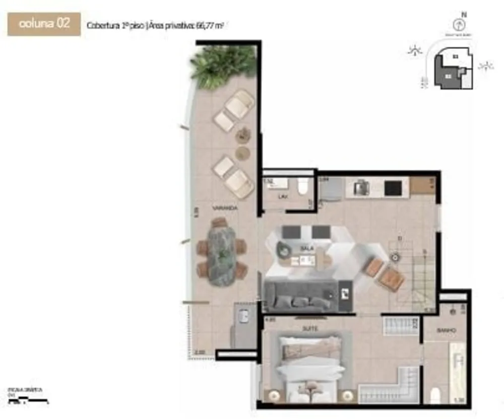 Apartamento, 1 quarto, 67 m² - Foto 17