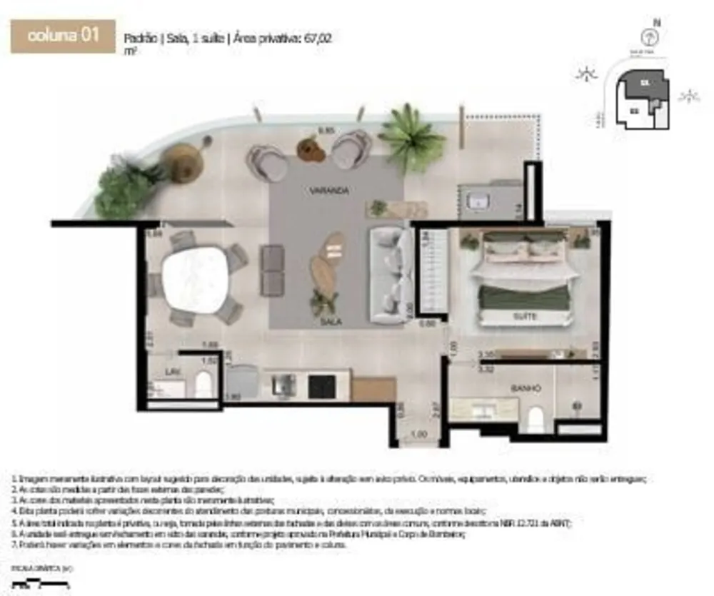 Apartamento, 1 quarto, 67 m² - Foto 16