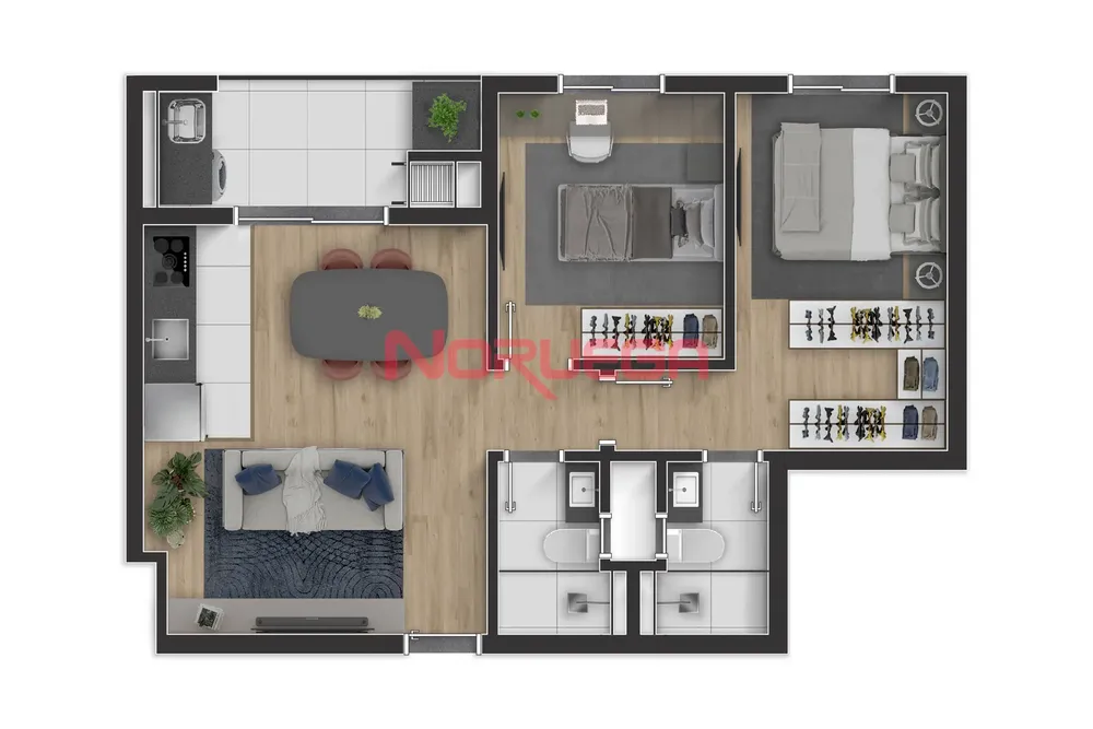 Apartamento, 2 quartos, 57 m² - Foto 16