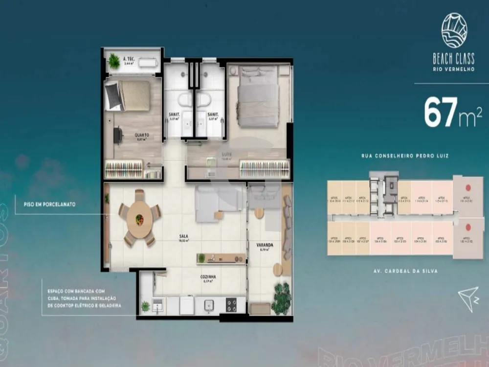 Apartamento, 2 quartos, 67 m² - Foto 9