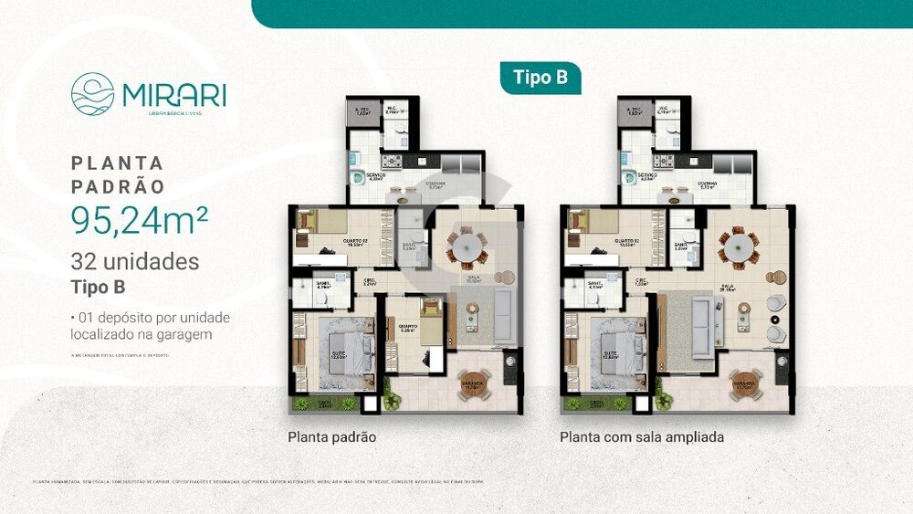 Apartamento, 3 quartos, 95 m² - Foto 3