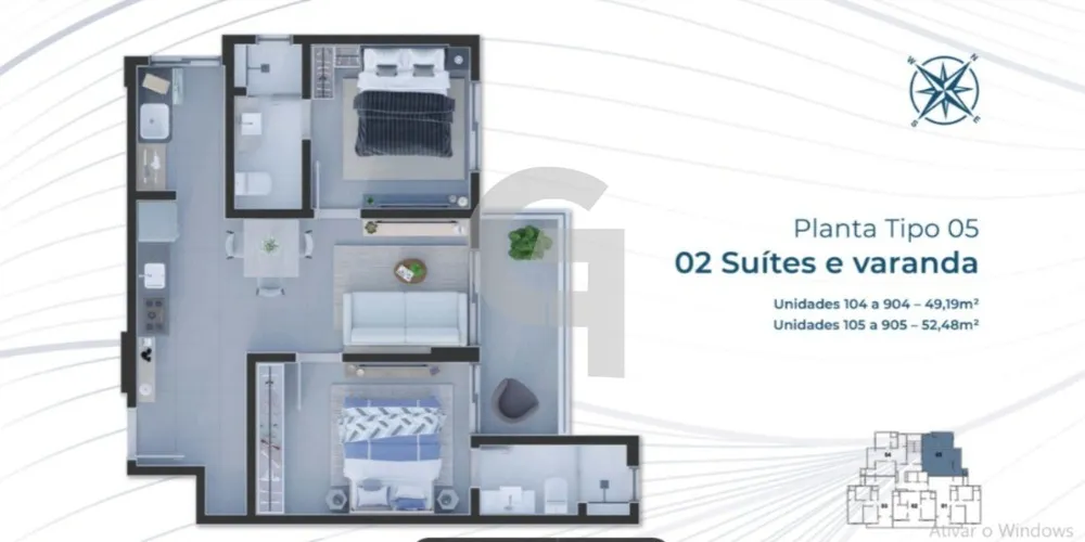 Apartamento, 3 quartos, 70 m² - Foto 8
