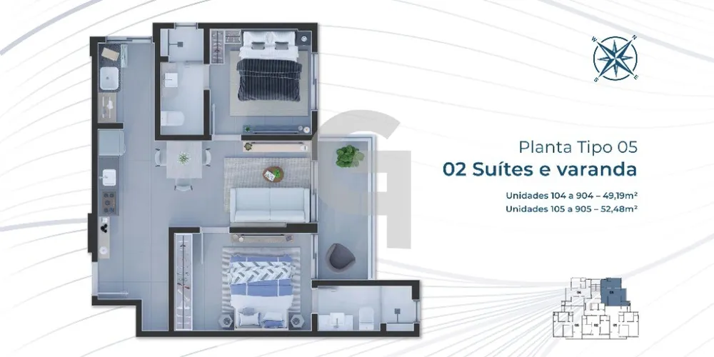 Apartamento, 3 quartos, 70 m² - Foto 7