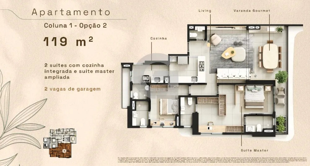 Apartamento, 3 quartos, 119 m² - Foto 4