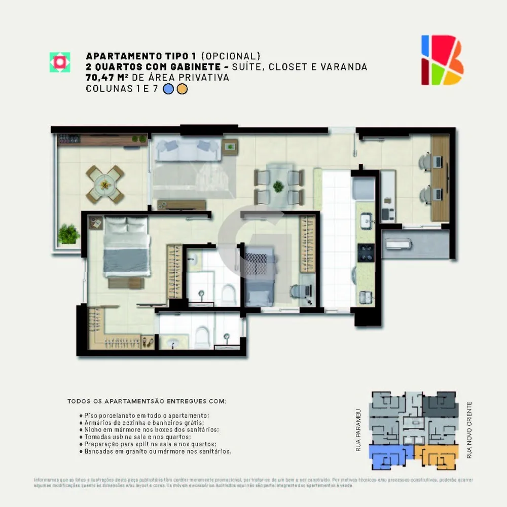 Apartamento, 3 quartos, 70 m² - Foto 10