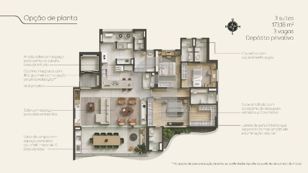 Apartamento, 4 quartos, 173 m² - Foto 6