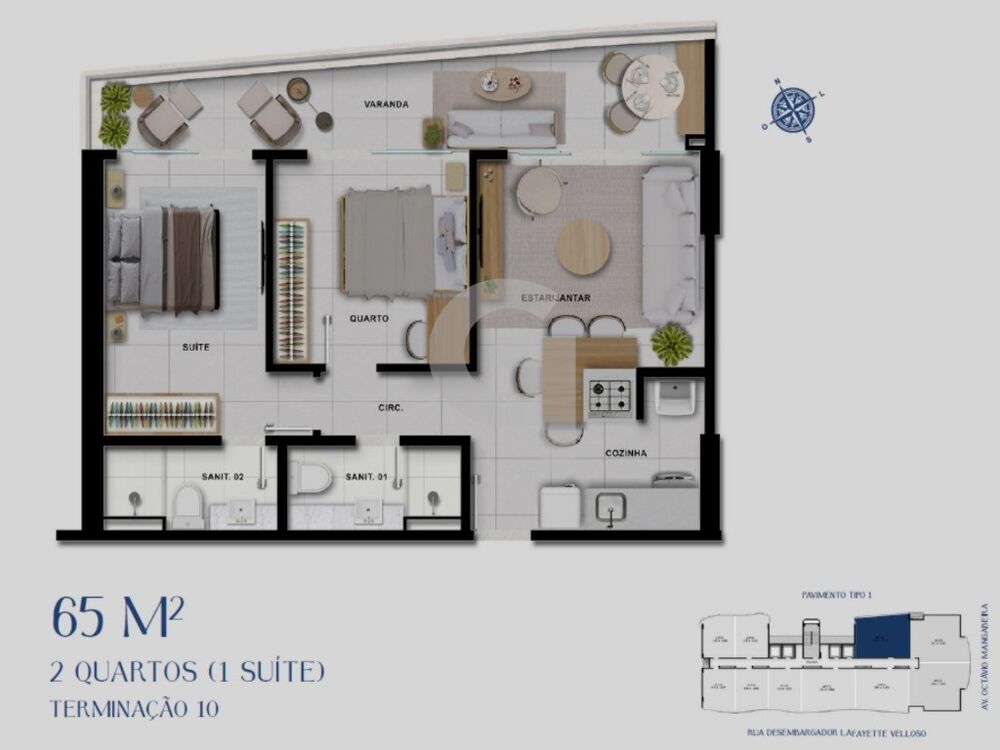Apartamento, 2 quartos, 64 m² - Foto 3