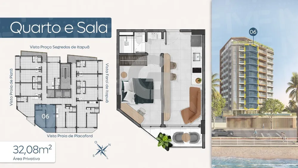 Apartamento, 1 quarto, 34 m² - Foto 8