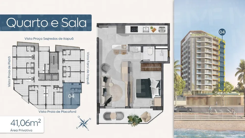 Apartamento, 1 quarto, 34 m² - Foto 6