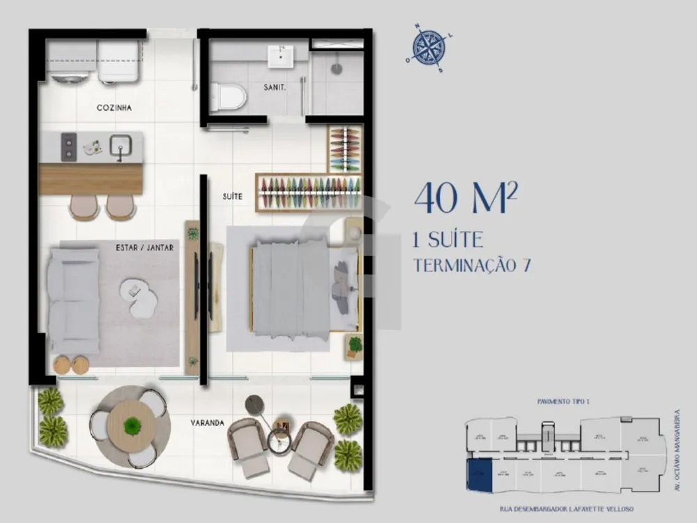 Apartamento, 1 quarto, 40 m² - Foto 6