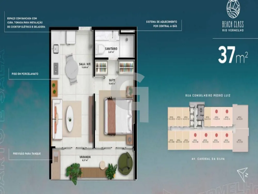 Apartamento, 1 quarto, 37 m² - Foto 10