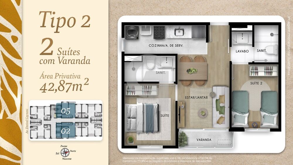 Apartamento, 2 quartos, 42 m² - Foto 4