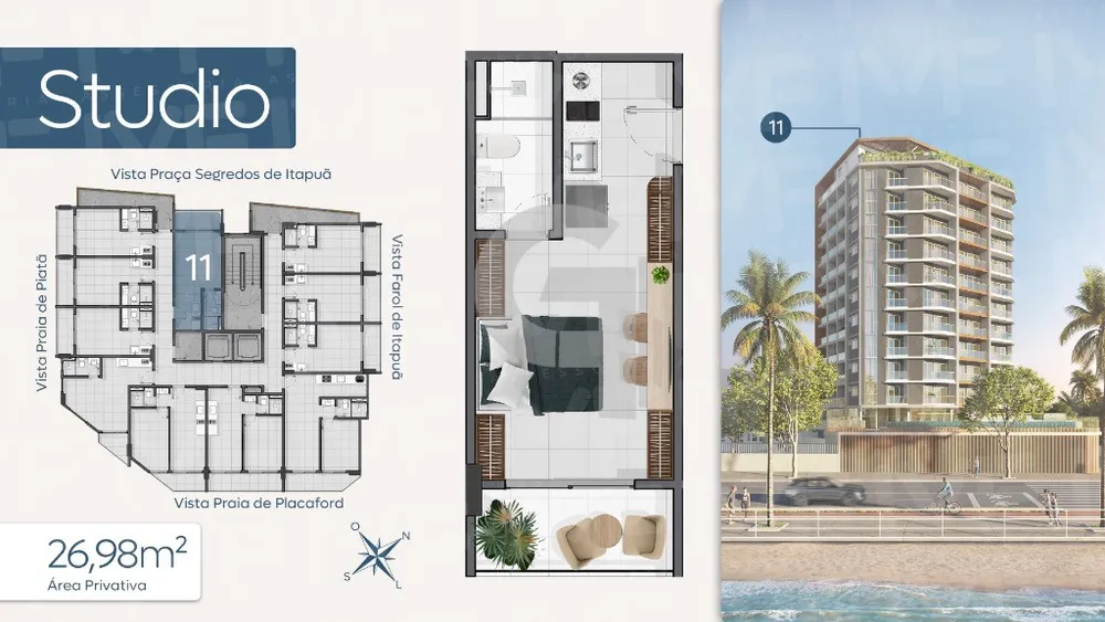 Apartamento, 1 quarto, 21 m² - Foto 7
