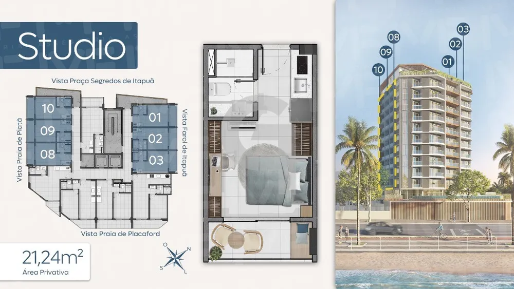 Apartamento, 1 quarto, 21 m² - Foto 6