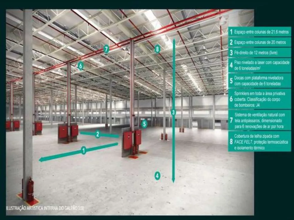 Depósito-Galpão-Armazém para alugar, 5225m² - Foto 1
