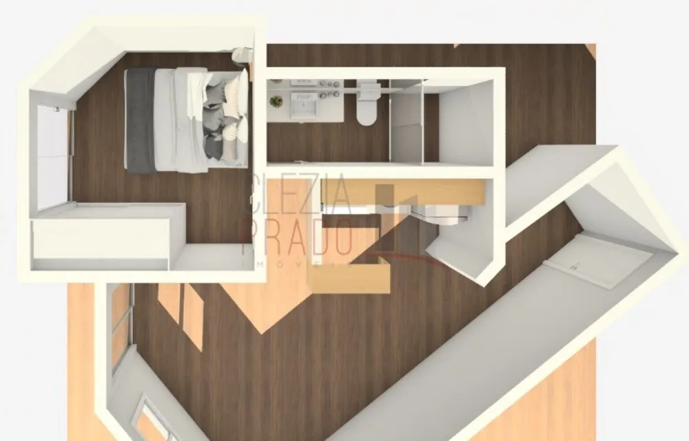 Apartamento, 1 quarto, 43 m² - Foto 7