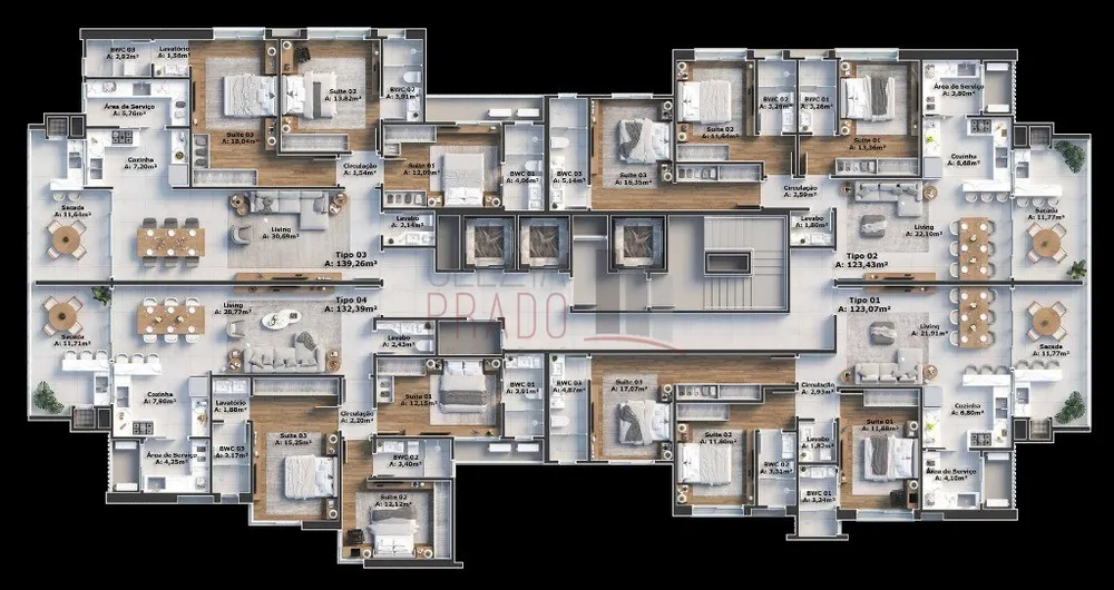 Apartamento, 3 quartos, 123 m² - Foto 6