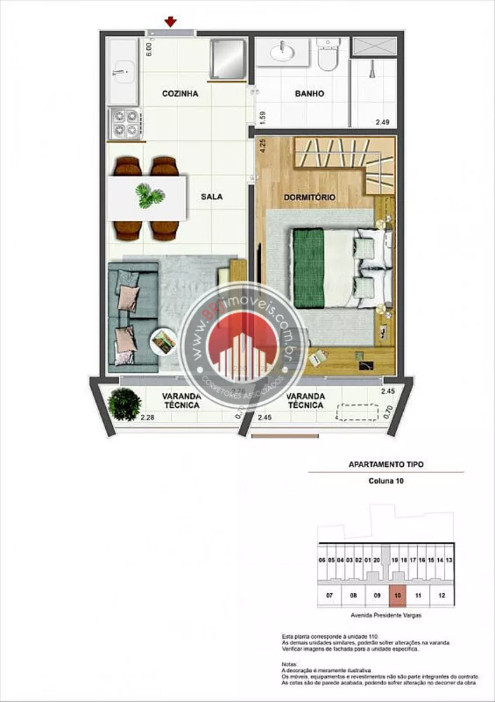 Apartamento, 1 quarto, 37 m² - Foto 17