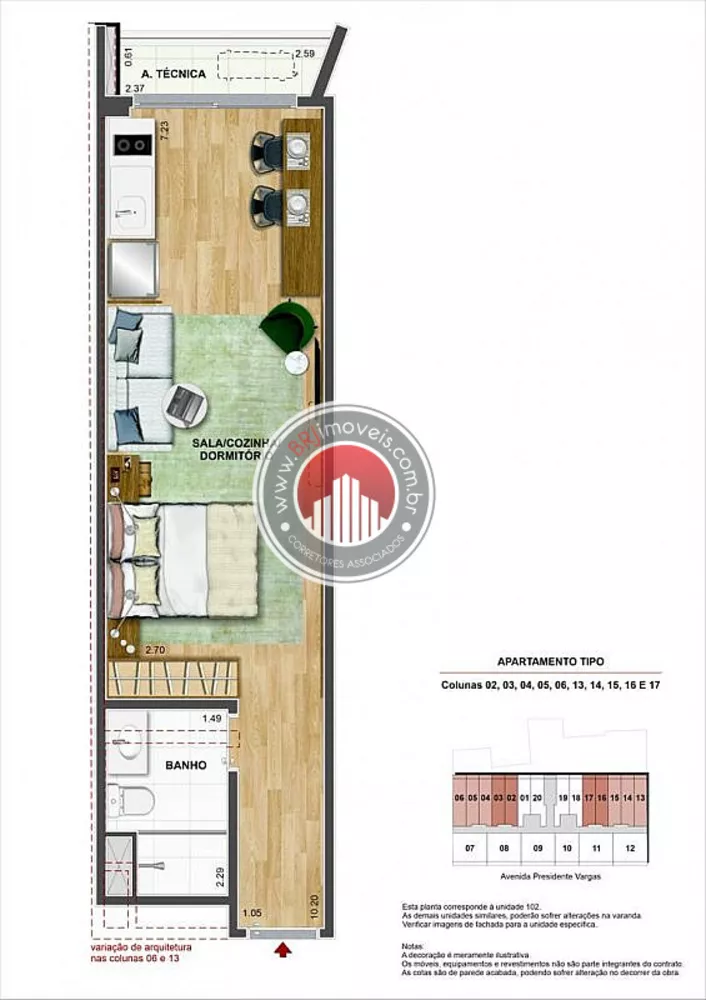 Apartamento, 1 quarto, 37 m² - Foto 19