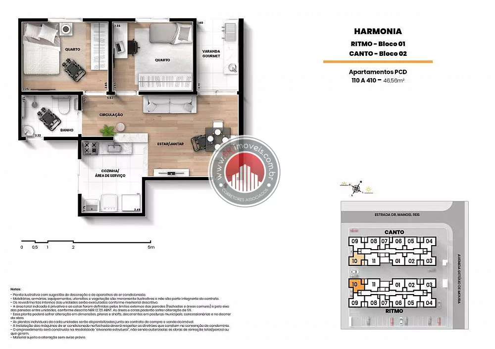 Apartamento, 2 quartos, 46 m² - Foto 18