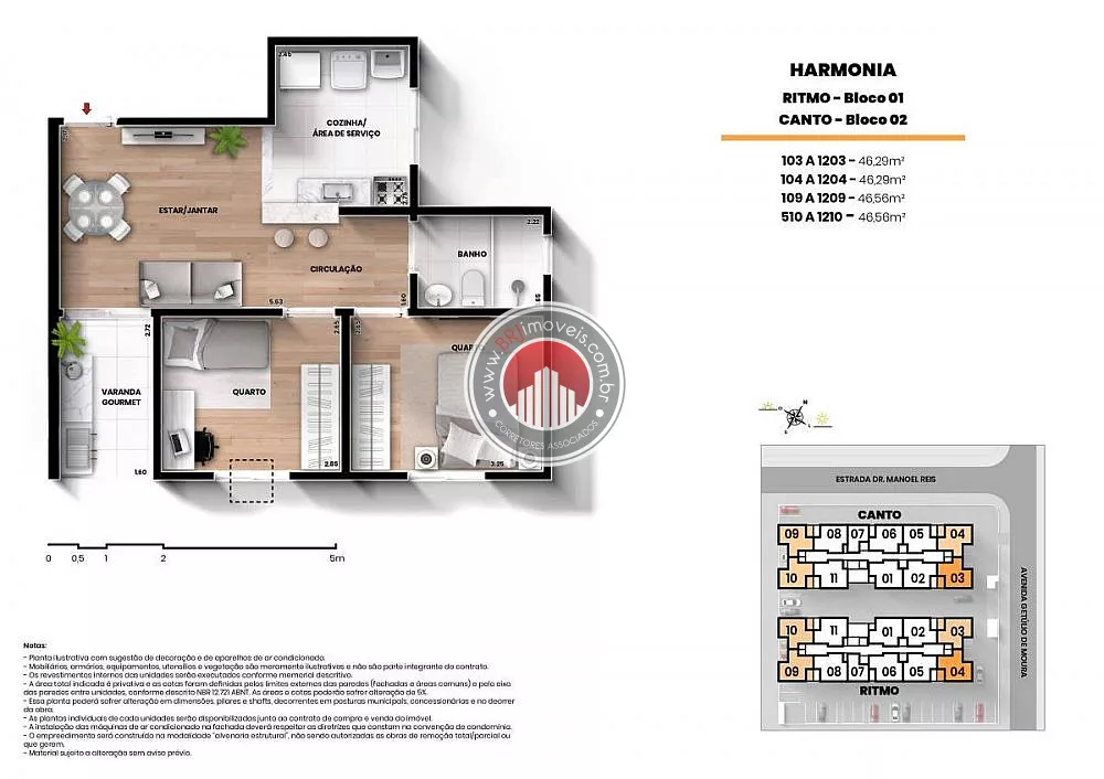 Apartamento, 2 quartos, 46 m² - Foto 21