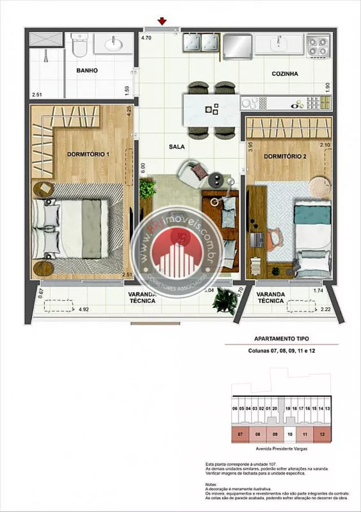 Apartamento, 1 quarto, 54 m² - Foto 34