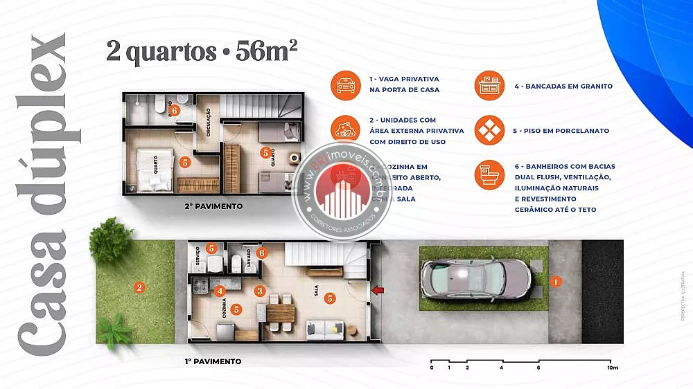 Casa, 2 quartos, 56 m² - Foto 34