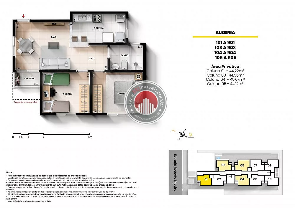 Apartamento, 2 quartos, 44 m² - Foto 16