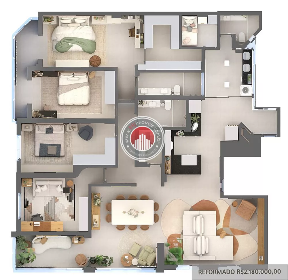 Apartamento, 4 quartos, 230 m² - Foto 12