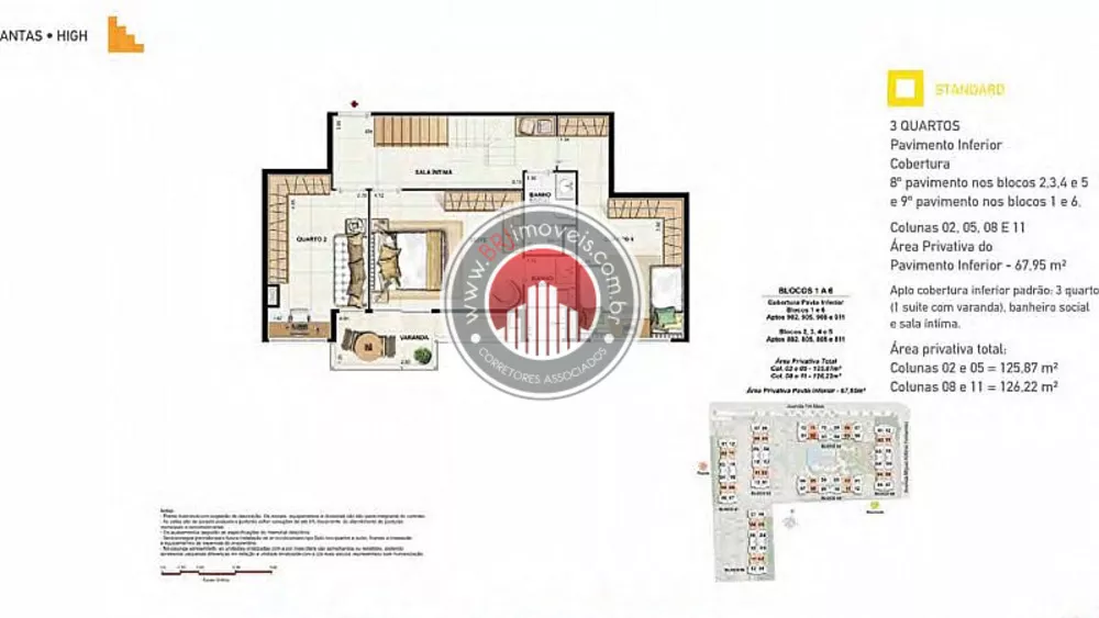 Cobertura, 3 quartos, 126 m² - Foto 8