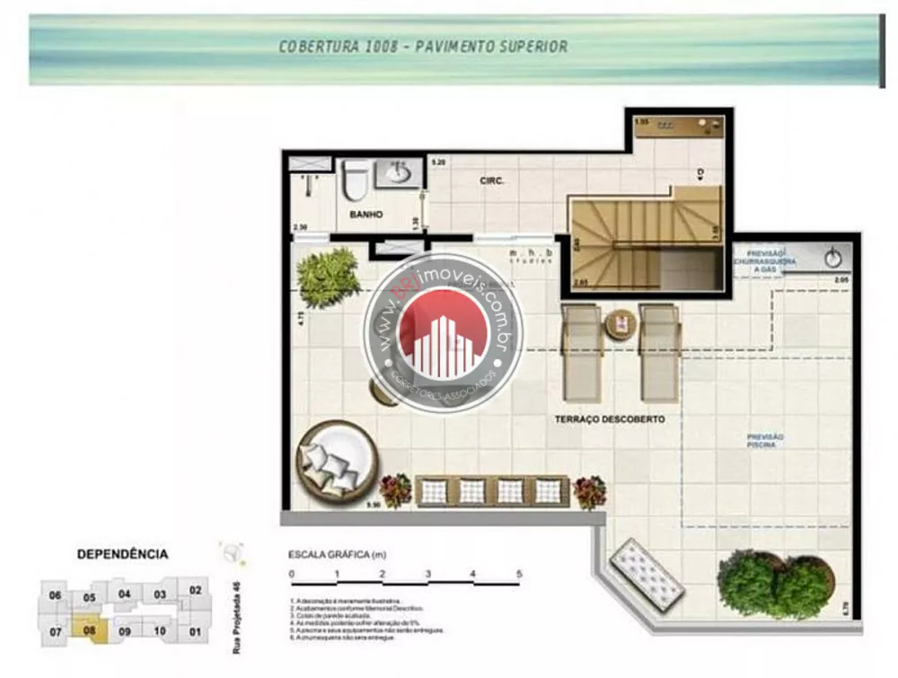 Cobertura, 3 quartos, 138 m² - Foto 13
