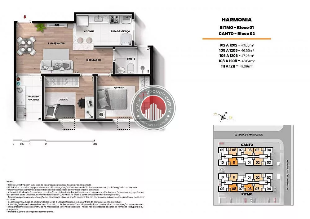 Apartamento, 2 quartos, 49 m² - Foto 8
