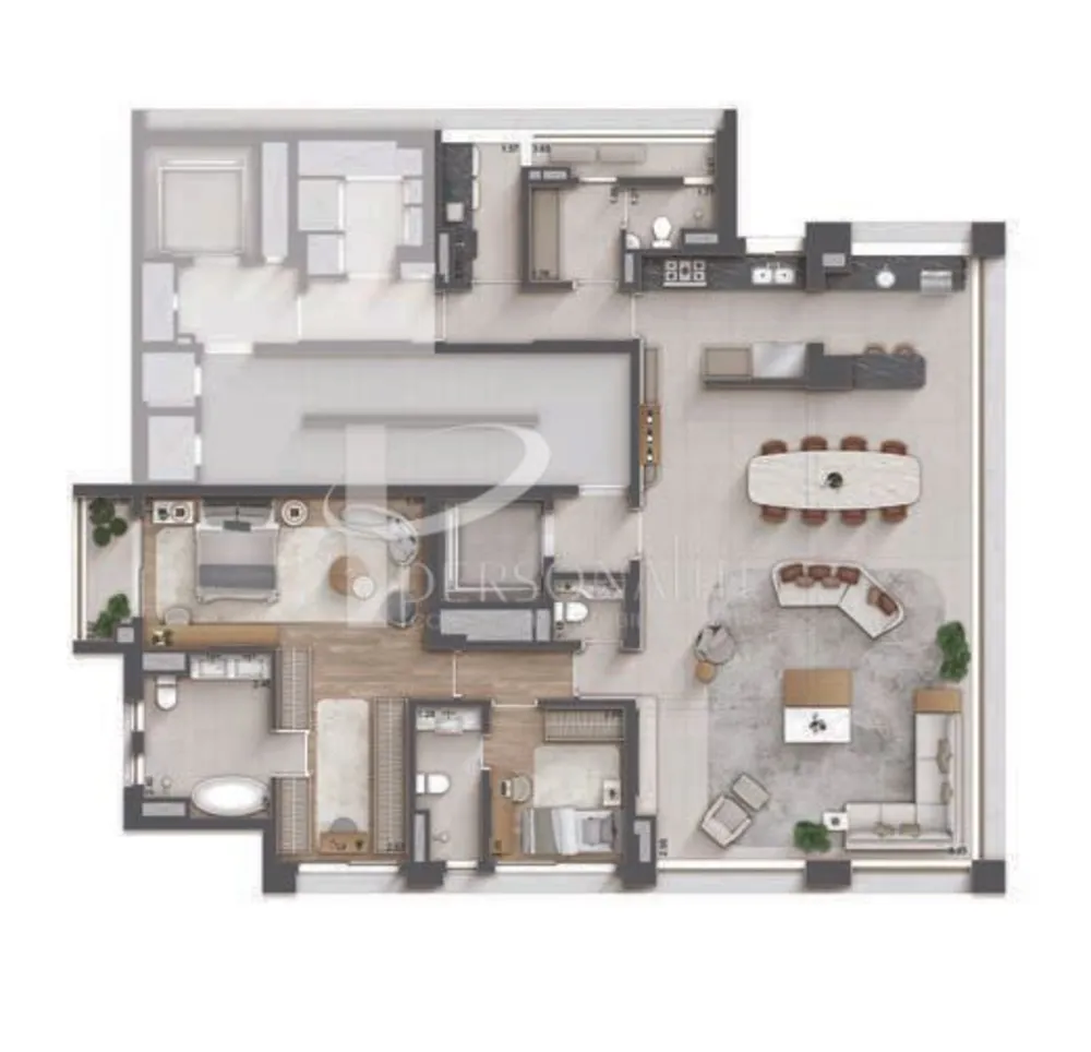 Apartamento, 3 quartos, 178 m² - Foto 4