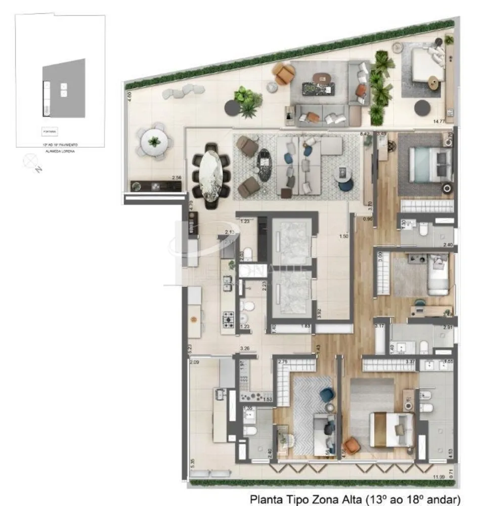 Apartamento, 4 quartos, 585 m² - Foto 4